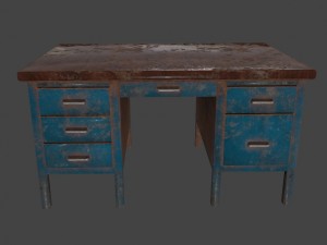desk 2 3D 모델