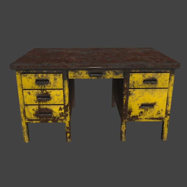 desk 4 3D 모델 .c4d .max .obj .3ds .fbx .stl .blend