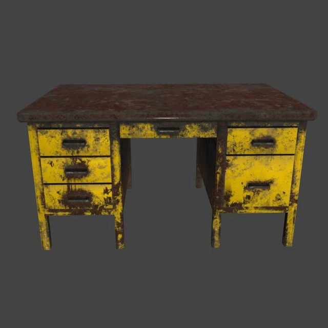 desk 4 3D Model .c4d .max .obj .3ds .fbx .stl .blend 