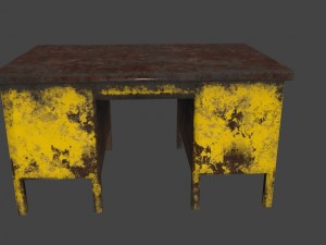 desk 4 3D 모델