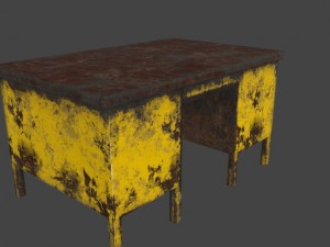desk 4 3D 모델