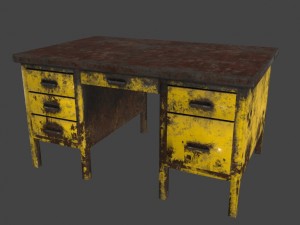 desk 4 3D 모델