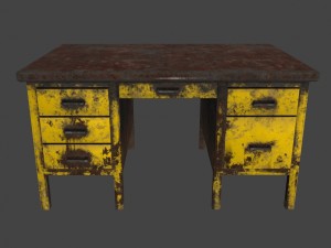 desk 4 3D 모델