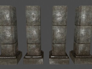 ruin set 3D Model