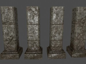ruin set 3D Model