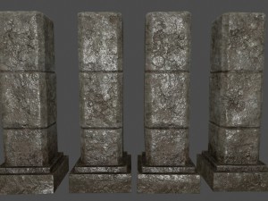 ruin set 3D Model
