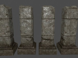 ruin set 3D Model