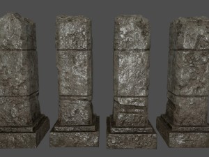 ruin set 3D Model