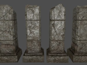 ruin set 3D Model