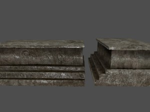 ruin set 3D Model