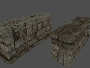 ruin set 3D Model