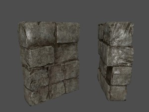 ruin set 3D Model