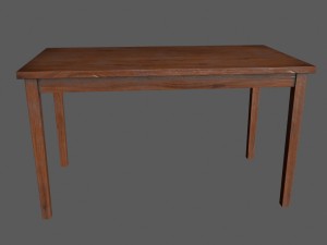 table Modelo 3D