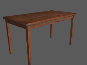 table Modelo 3D