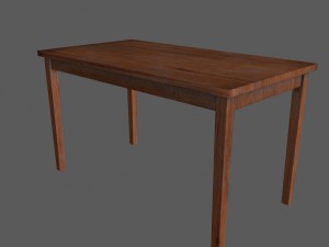table Modelo 3D