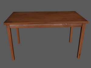 table Modello 3D