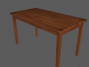 table Modello 3D
