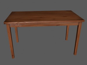table Modello 3D