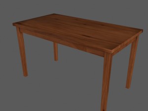 table Modello 3D