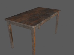 table 3D 모델