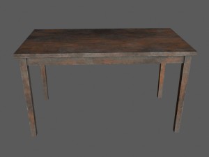 table 3D 모델