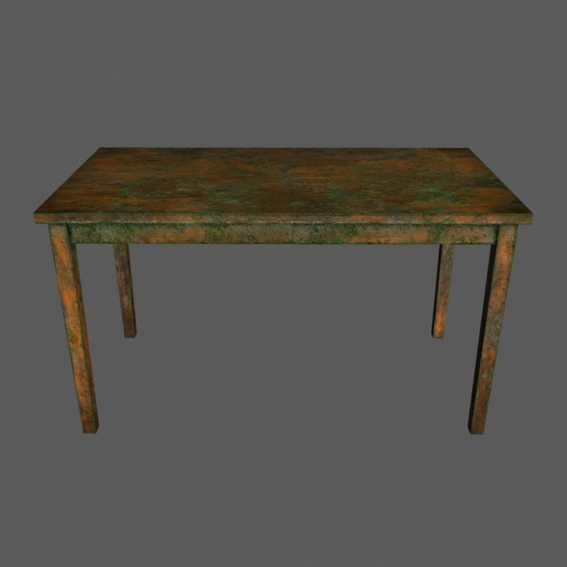 table 3D Модель .c4d .max .obj .3ds .fbx .stl .blend 