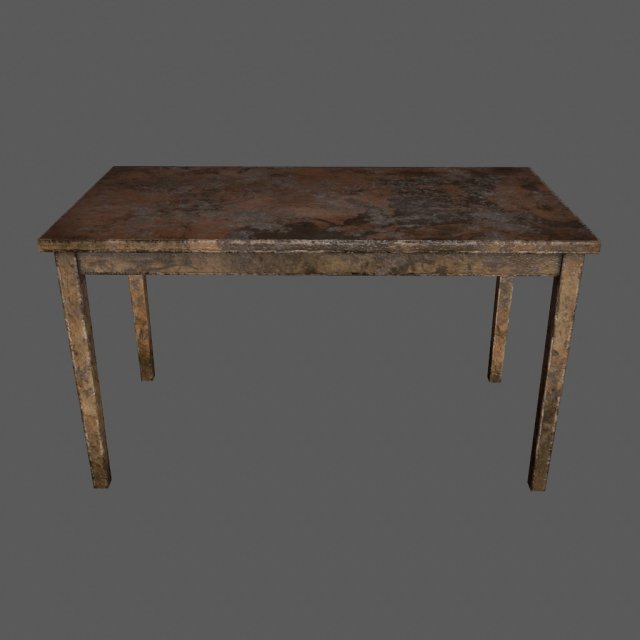 woodentable Modelo 3D .c4d .max .obj .3ds .fbx .stl .blend 