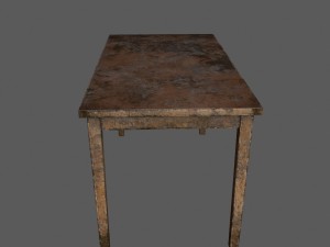 woodentable Modelo 3D