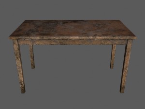 woodentable Modelo 3D