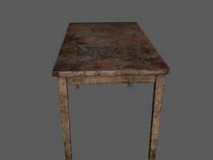 woodentable Modelo 3D