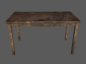 woodentable Modelo 3D