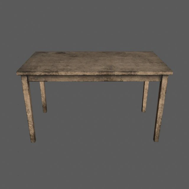 table 3D Model .c4d .max .obj .3ds .fbx .stl .blend 