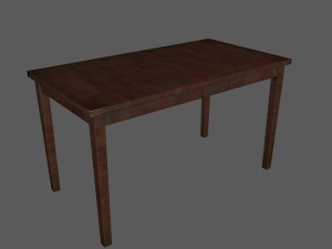 table 3Dモデル