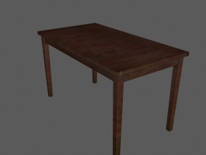 table 3Dモデル