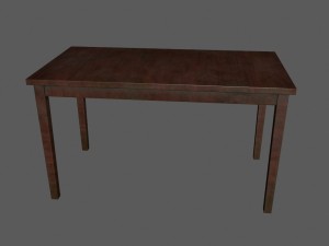 table 3Dモデル
