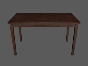 table 3Dモデル
