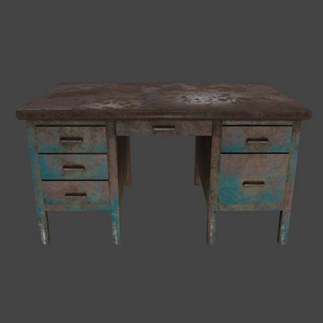 desk 3D Model .c4d .max .obj .3ds .fbx .stl .blend
