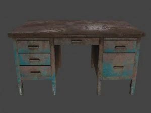 scrivania Modello 3D