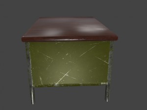 desk 3D 模型