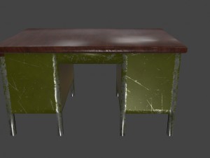 desk 3D 模型