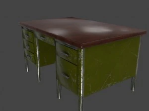 scrivania Modello 3D