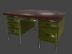 scrivania Modello 3D