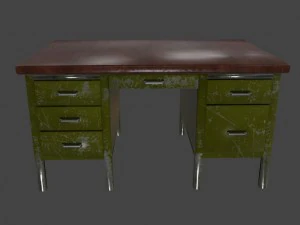 scrivania Modello 3D