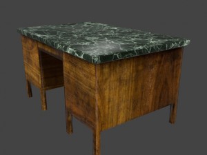 desk 3D 模型