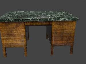 desk 3D 模型