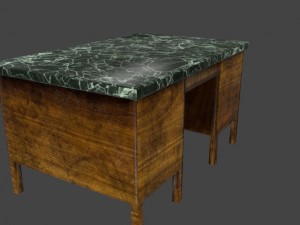 desk 3D 模型