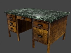 desk 3D 模型