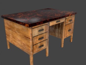 desk 3D Modell