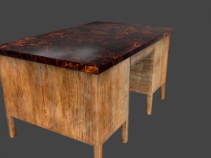 desk 3D Modell
