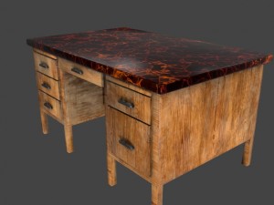desk 3D Modell